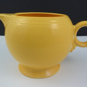Vintage Fiestaware Yellow Teapot MISSING Lid, Replacement Fiesta Ware 5 Cup Teapot No Lid, Homer Laughlin USA Fiestaware, Retro Kitchen