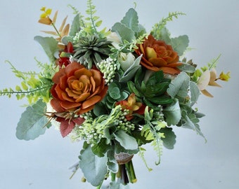 Succulent Bouquet Wedding Bouquet Artificial Wedding Bouquet Wedding Flowers