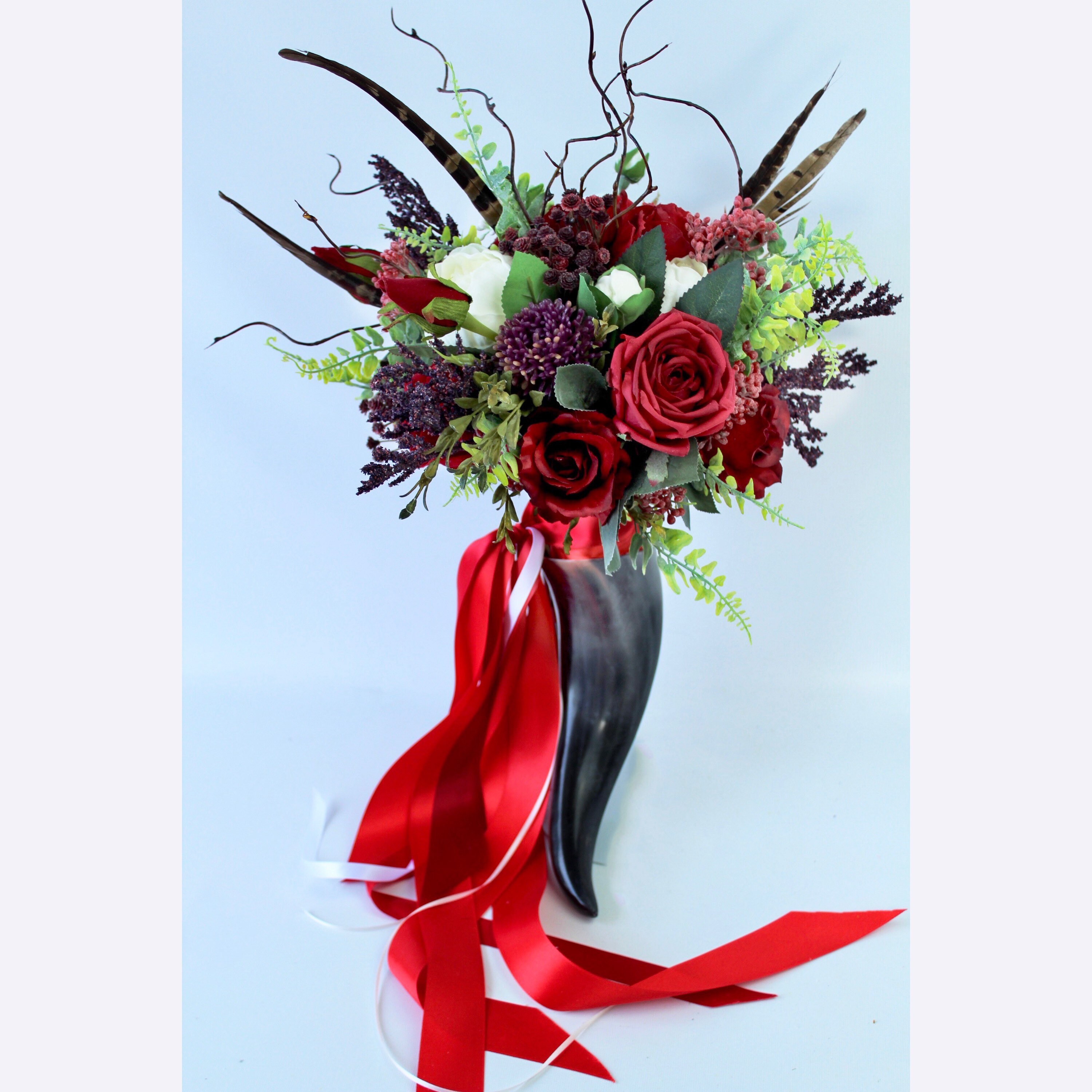 Viking Wedding Viking Bouquet Viking Flowers Medieval Etsy
