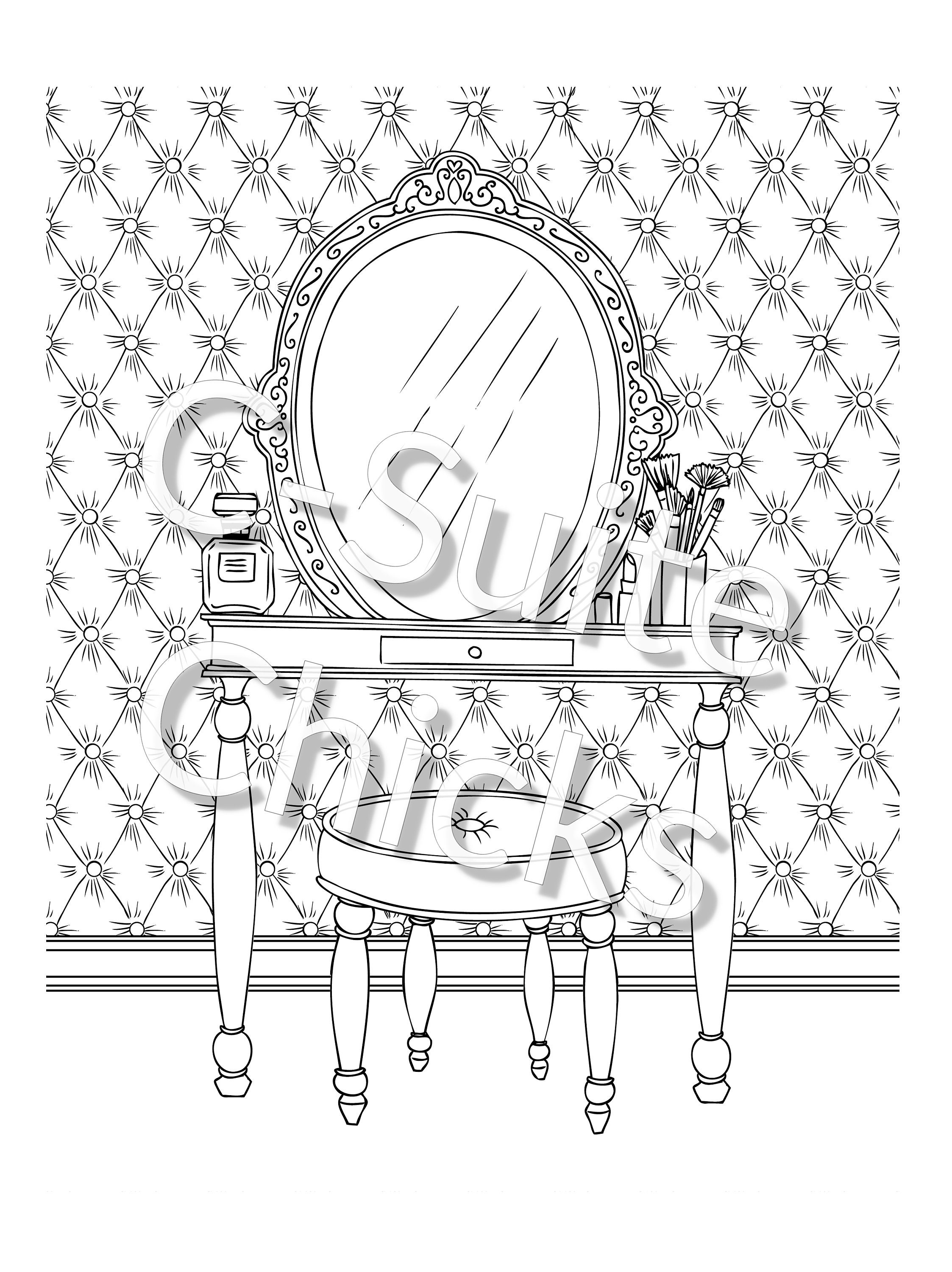 Printable Coloring Book Page Coloring Pages Digital Coloring | Etsy