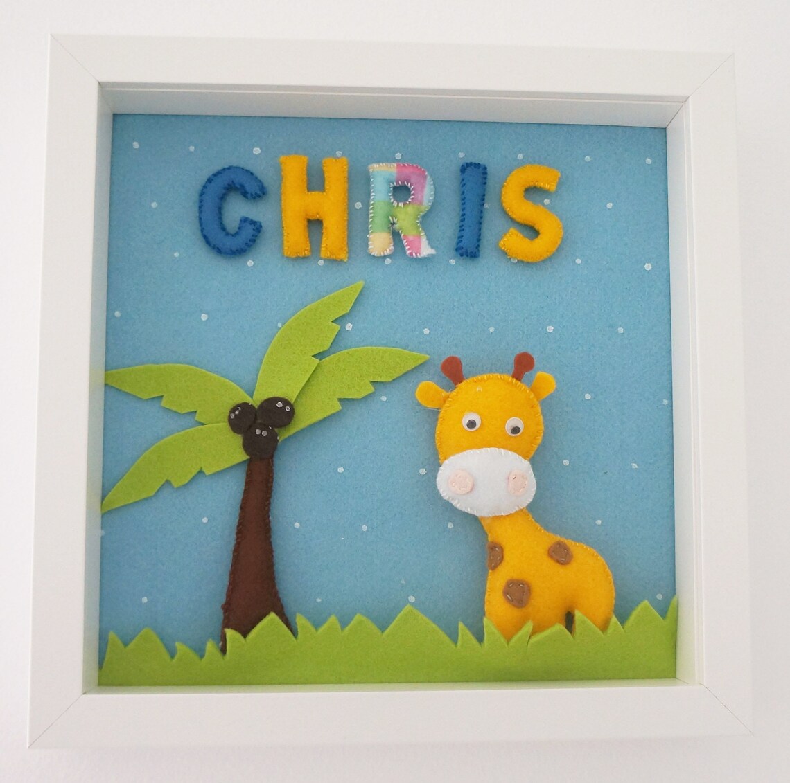 Personalized Felt Frame Baby Decorative Frame Baby Room Etsy