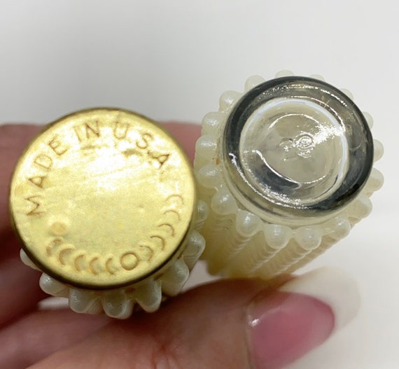 SET Vintage Lipstick Case & Perfume Bottle / SET … - image 5