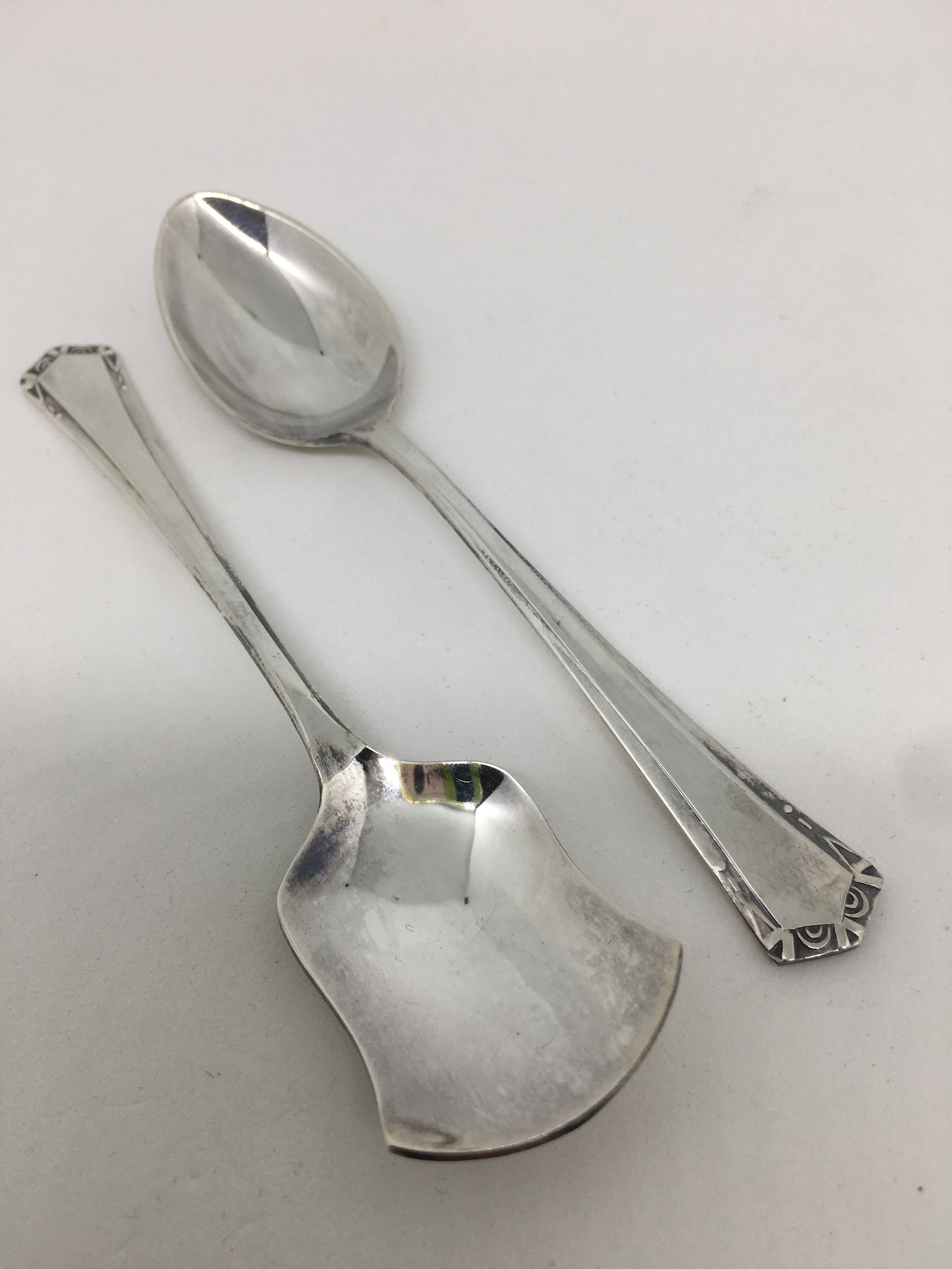 Vintage Silver Plated Tea Spoon Set / Vintage Tea Spoons / Etsy