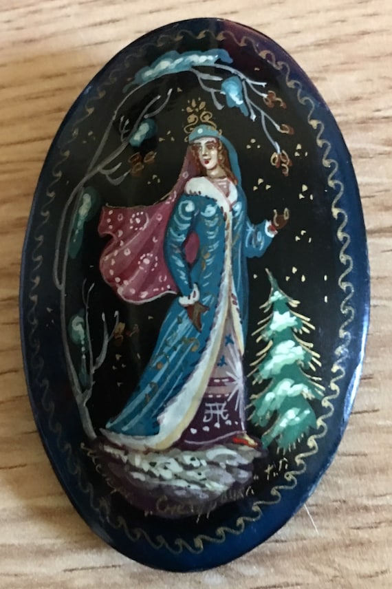 Russian Princess Hand Painted Jewelry / Christmas 