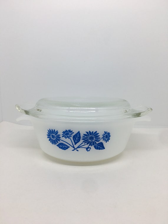 Fireking Ramekin Dish and Lid / Anchor Hocking Ramekin / Pyrex Etsy
