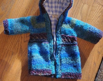 Baby Knit Sweater with Liner