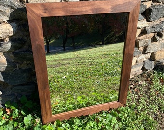 Walnut Wood Mirror