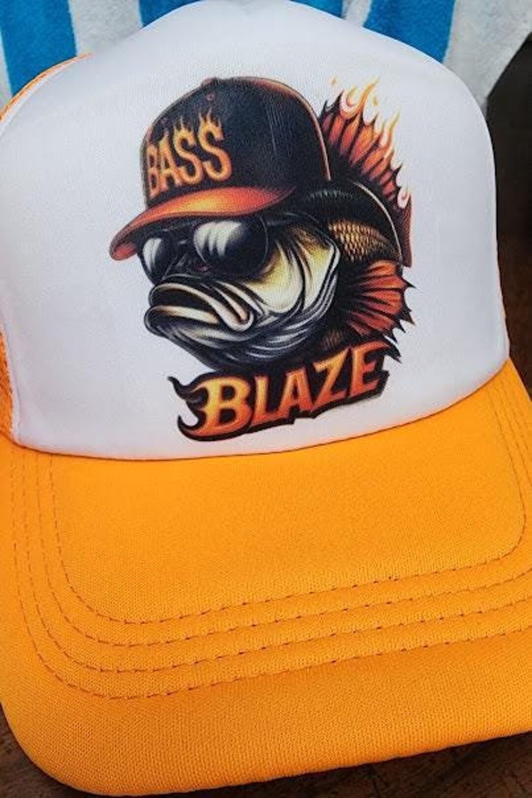 Hat - Cap - Funny Bass Fish 0001 - Etsy