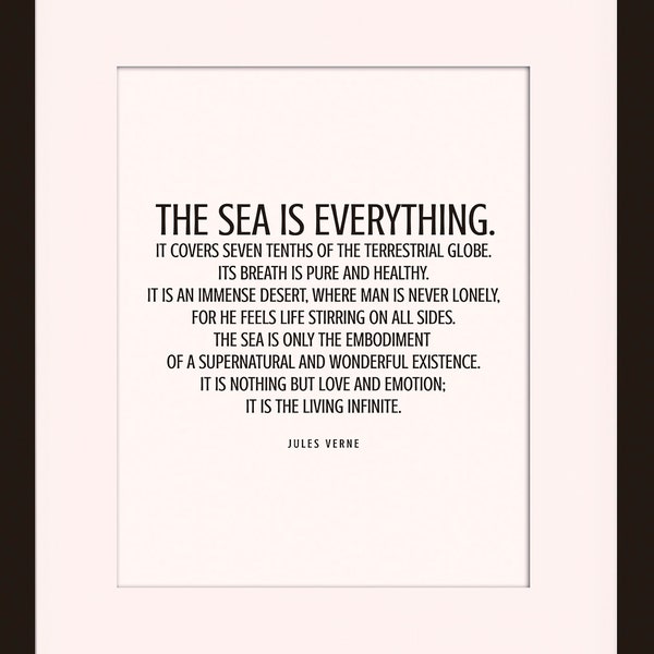 Sea Quote - Etsy