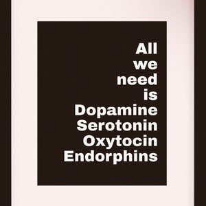 Neurochemie der Liebe - Wörterbuch Kunst / Wandkunst / Kunstdruck