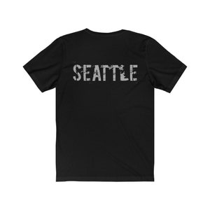 Tribute to Seattle Grunge Two-Sided Unisex Jersey Short Sleeve Tee image 8