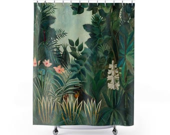 Henri Rousseau - Cortina de ducha de la jungla ecuatorial