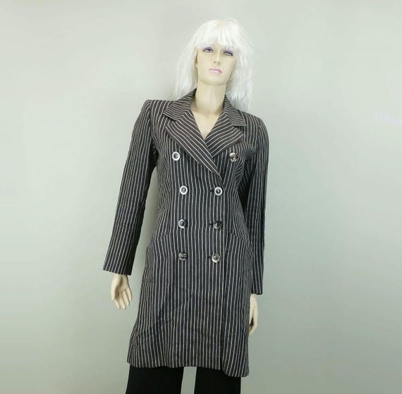Vintage Yves Saint Laurent Rive Gauche 1980s 1990s COAT Long