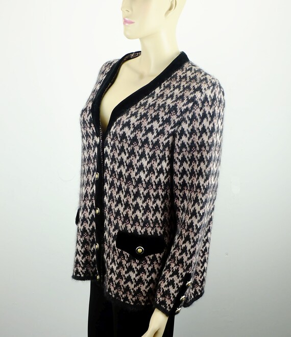 basler vintage 1980s mohair CARDIGAN mohair lurex… - image 9