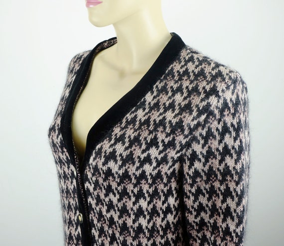 basler vintage 1980s mohair CARDIGAN mohair lurex… - image 2