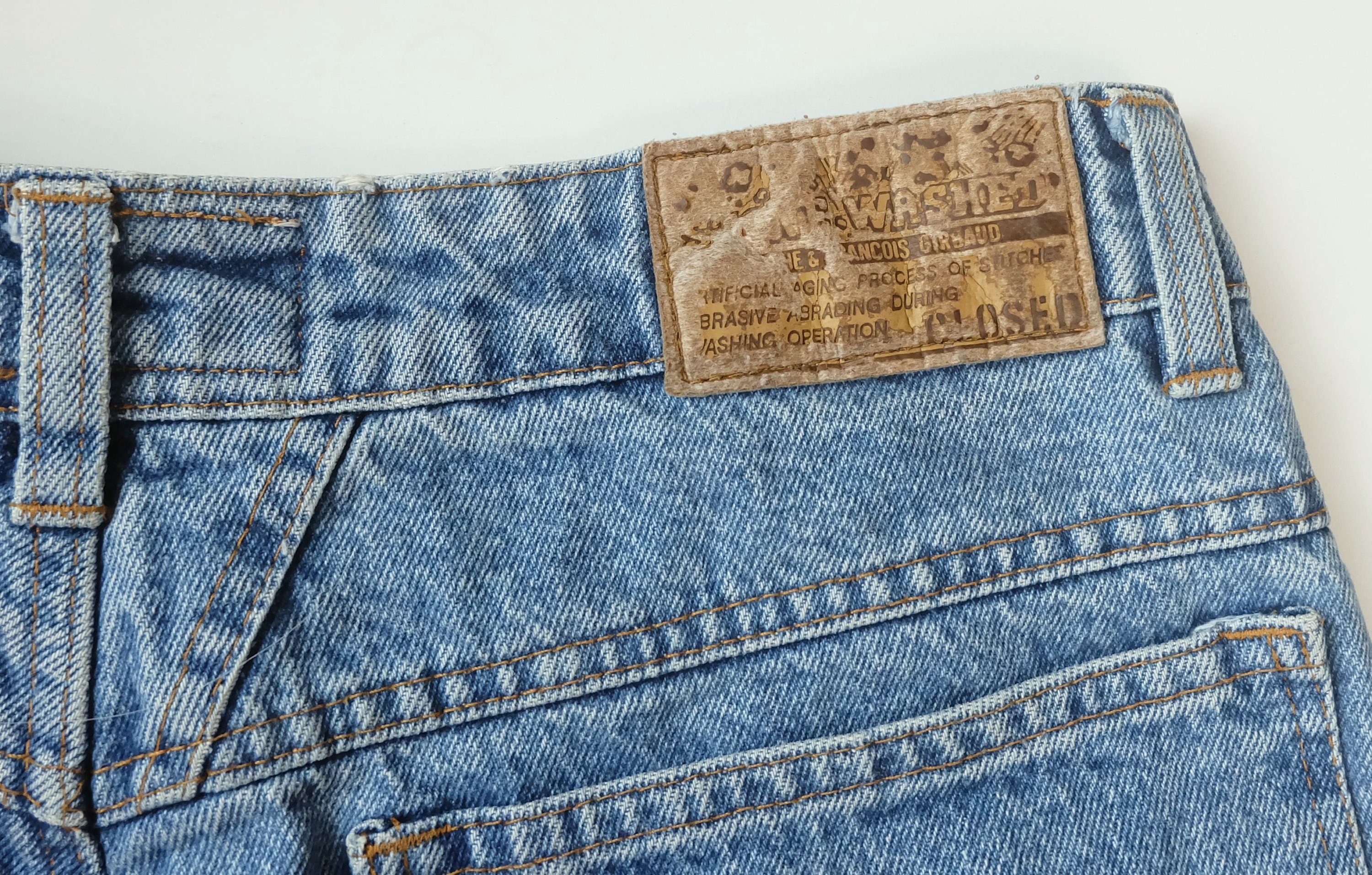 Pantalon Jean Brodé Rose Marithé Et François Girbaud - Taille 36, Excellent état