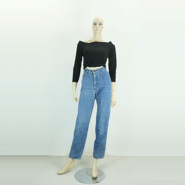 80er 90er true vintage high waist JEANS gr. S diversa...di la rage jeans italy helle waschung mom jeans