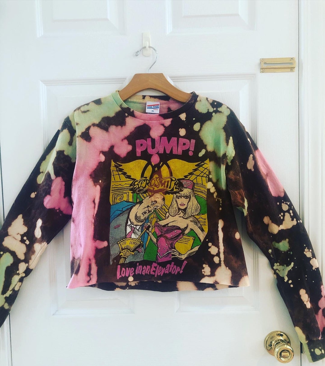 Long Sleeve Reverse Tie Dye Tee - Etsy