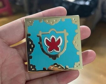 Gold Maple Leaf Emblem Pin