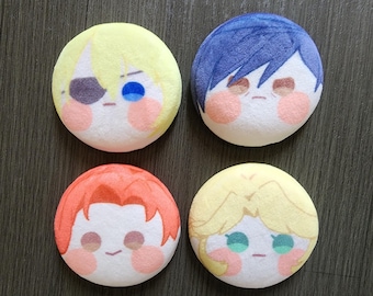 Faerghus Four 2.5 Inch Minky Button
