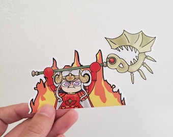 Fire Emblem Rhea & Edelgard Vinyl Sticker (4 inch)