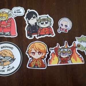 Fire Emblem Three Houses Stickers: Black Eagles image 1