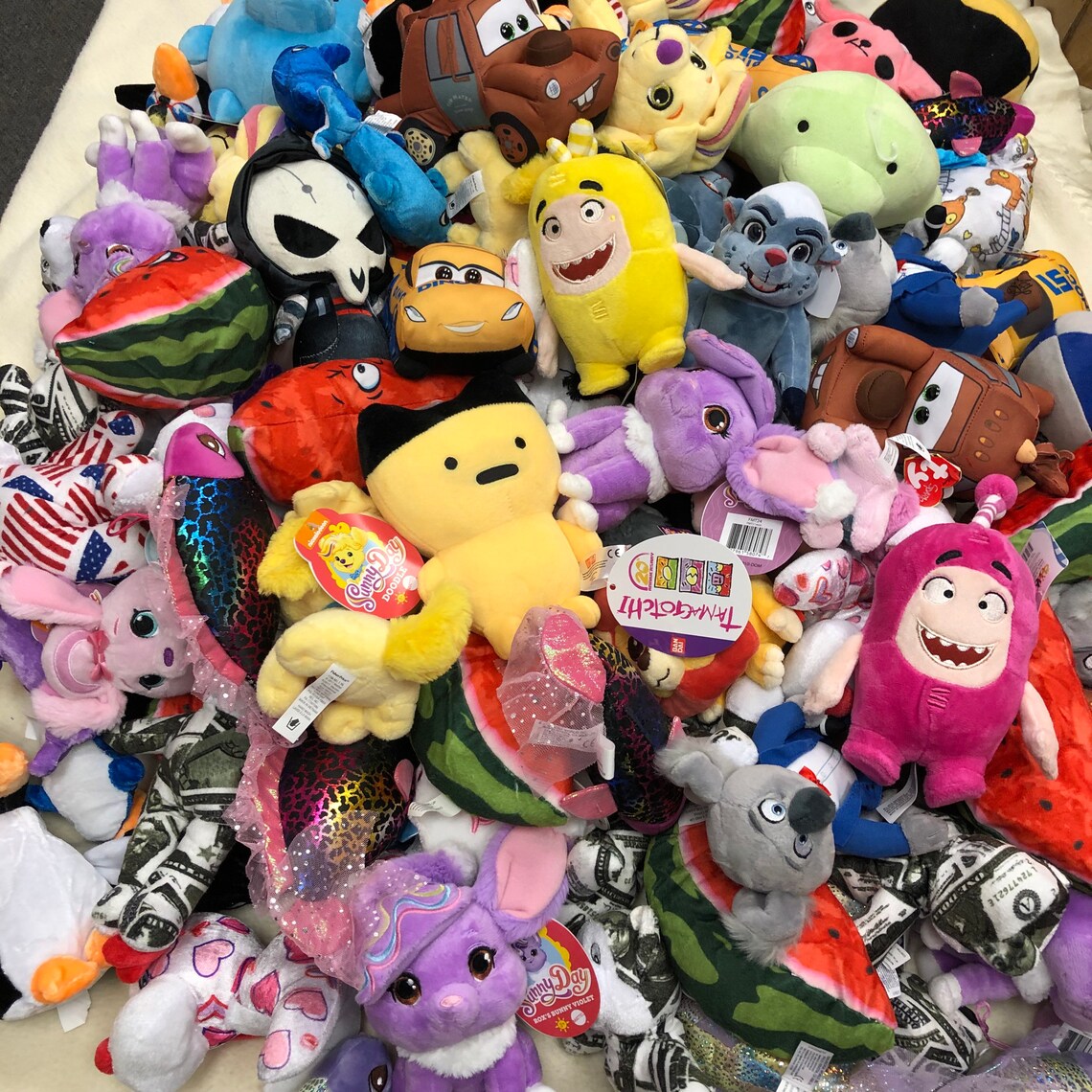 Claw Machine Stuffed Animal Plush Mix 120 Pieces 40 Etsy