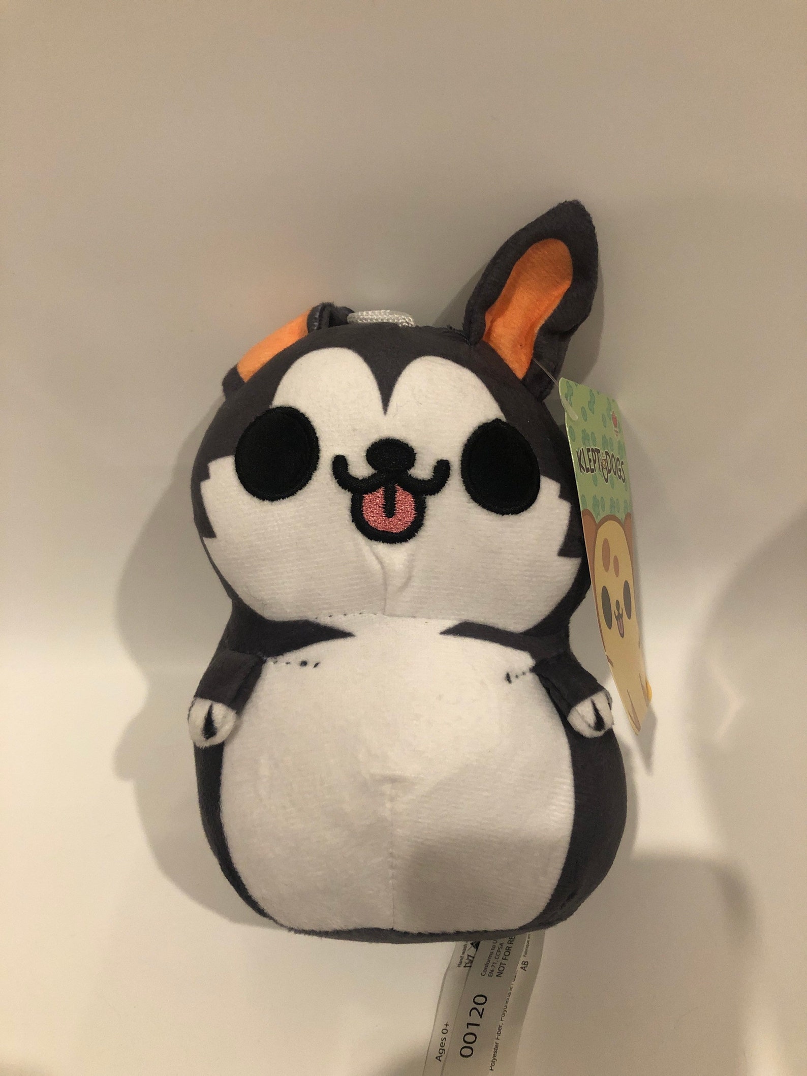 KLEPTODOGS PLUSH Grey & White Stuffed Animal 6.5 Klepto Dog | Etsy