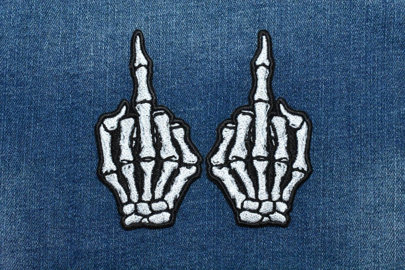 Fuck Kiss Skeleton Middle Finger Shirt • Picturestees Clothing LLC