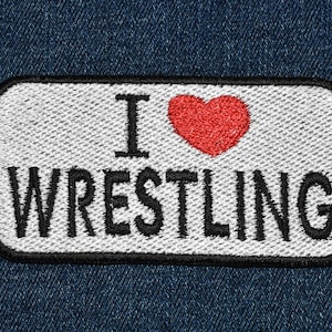 I <3 Wrestling Patch