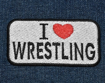 I <3 Wrestling Patch