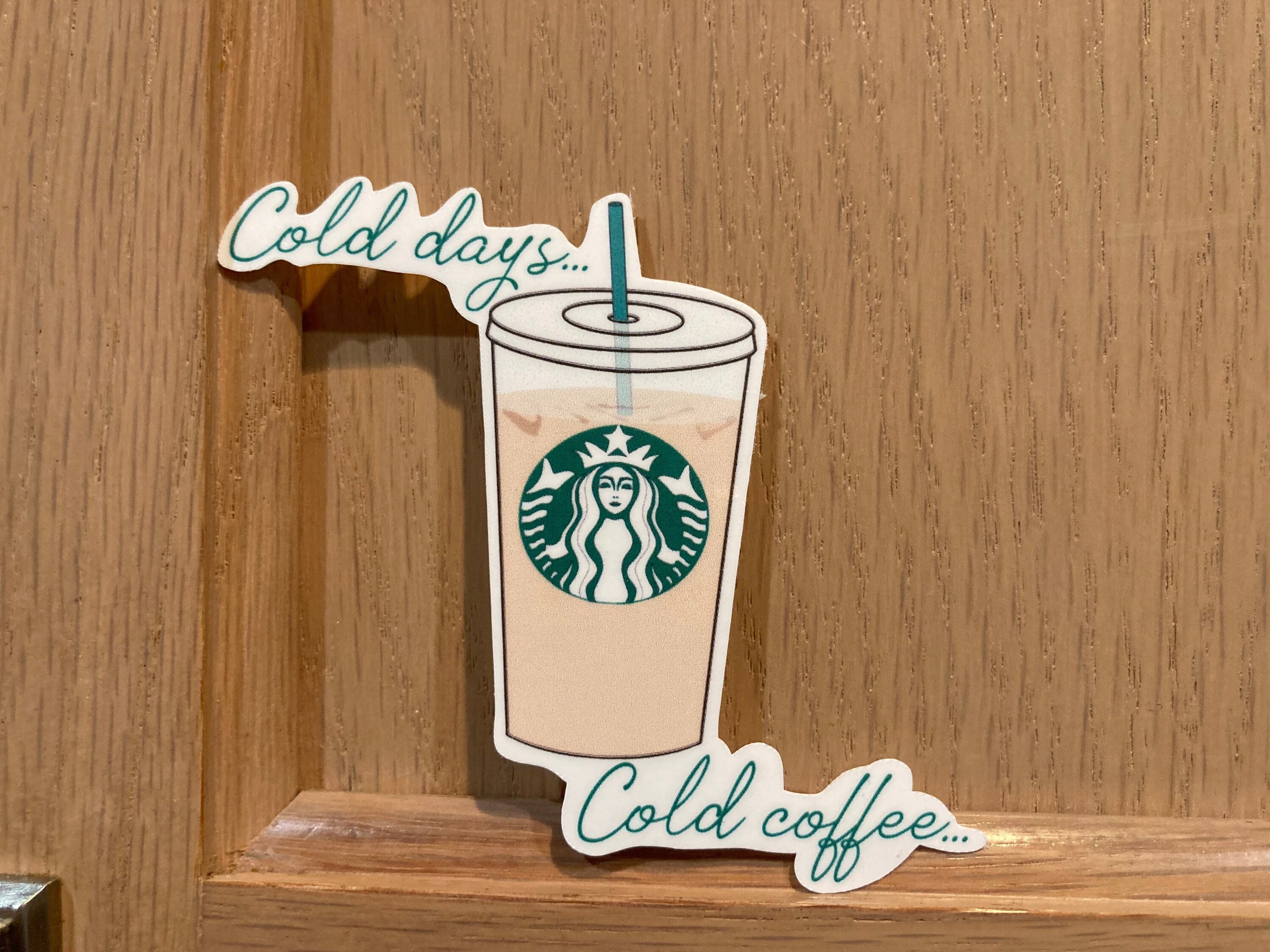 SB Iced Coffee Sticker - Sticker Graphic - Auto, Wall