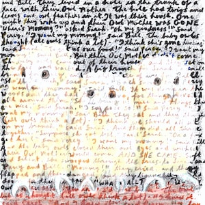 Eulen-Baby-Leseposter, die kostbare Geschichte von Sarah, Percy und Bill, die auf ihre geliebte Eulenmutter warten