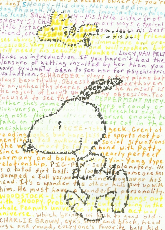 Amazon.co.jp: Snoopy スヌーピーとウッドストックポスター 絵画