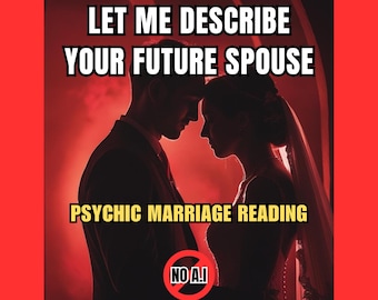 Psychic Marriage Reading, Your Future Husband Wife, Marriage, Personality Soulmate Insight