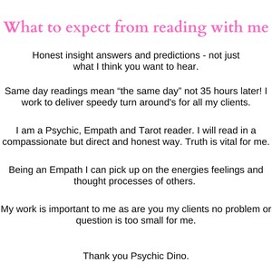 About Psychic Dino and how he readings, relationship and love specialist