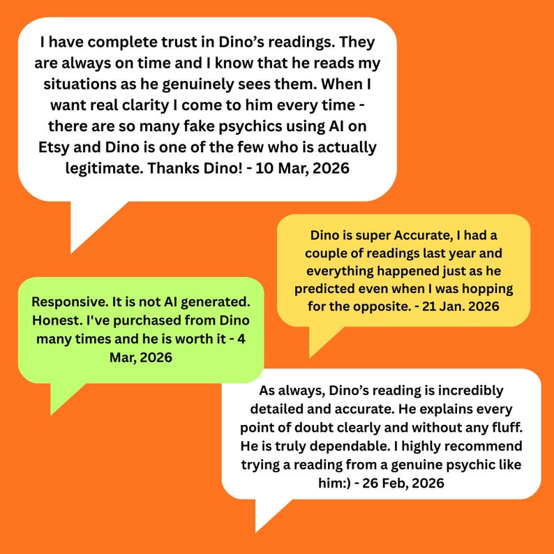 Psychic Reading, No AI, a real connection by a true Mystic Empath, Honest Insight and answers,Medium Spiritualist,Predictions, Mediumship image 3