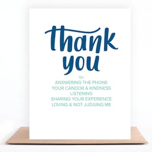 Carte de remerciement, carte Sobriété, cadeau sobriété pour femme, carte sobre, cadeau parrain AA, carte parrain, carte parrain AA, cadeau sobre pour femme
