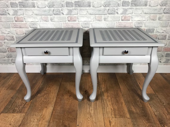 chrome lamp tables