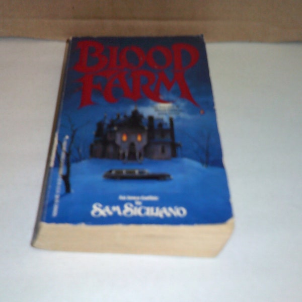 Blood Farm by Sam Siciliano RARE out of print horror paperback vampires!!