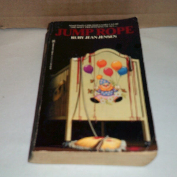 Jump Rope by Ruby Jean Jensen, Vintage horror paperback, 1988 first printing!!