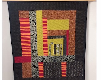 Modern Art Quilt; "Watusi"