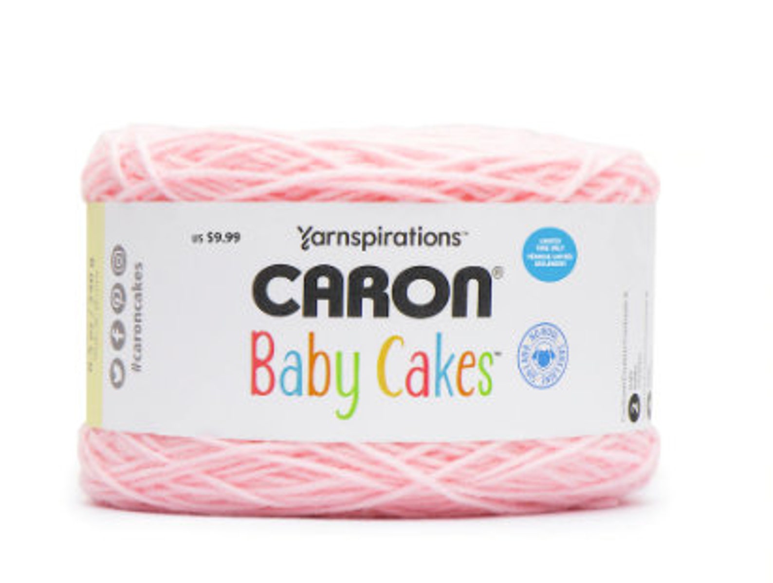 PINK LEMONADE Caron® Baby Cakes™ Yarn 10 Yards of Satin Etsy