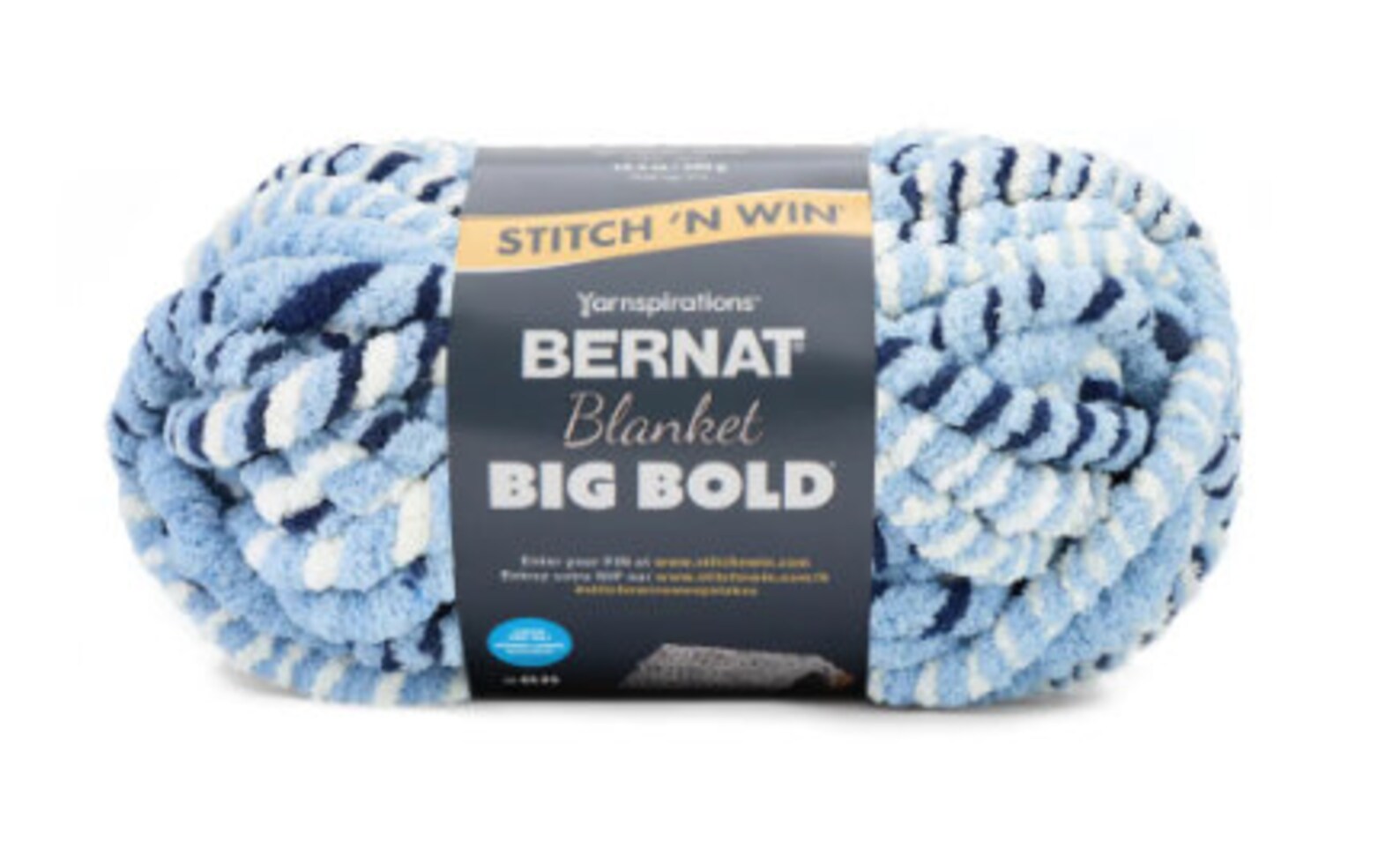 WHIRLPOOL Bernat Blanket Big Bold Stitch 'n Win Yarn Etsy