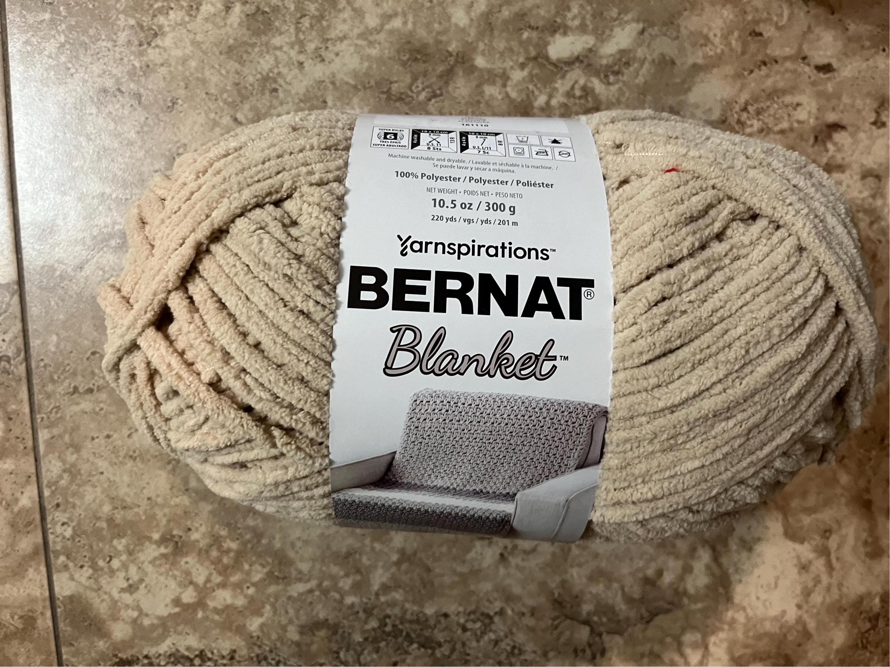 Bernat Blanket Yarn Almond Etsy