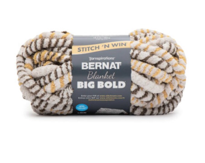OCHRE MOON, Bernat Blanket Big Bold Stitch 'n Win Yarn Etsy
