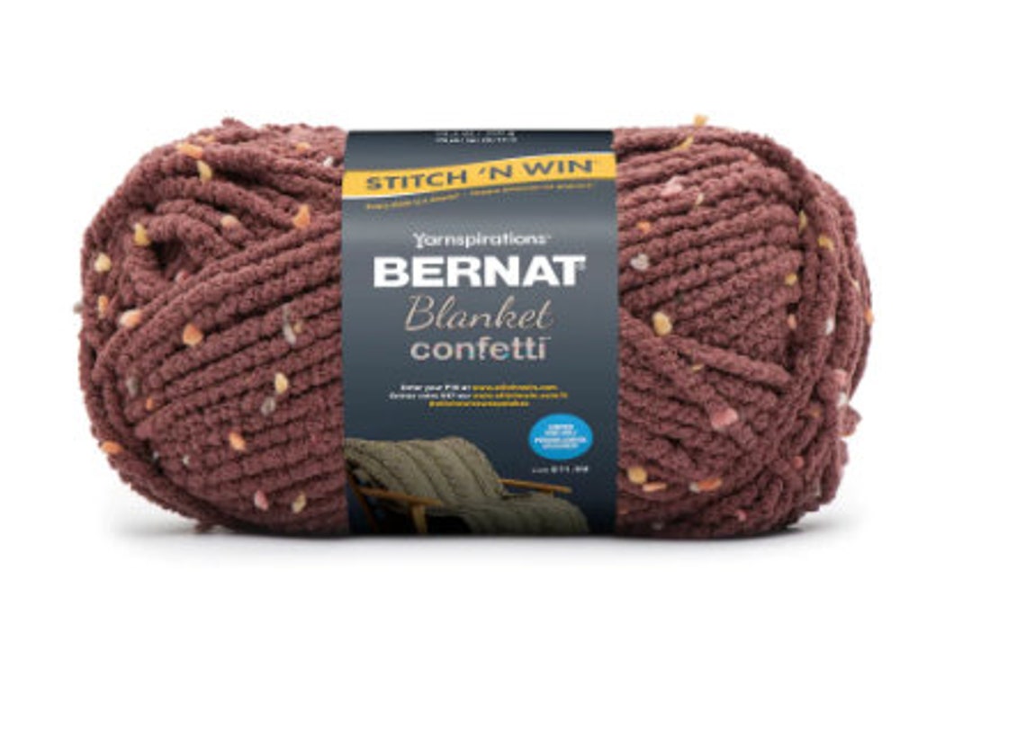 VAPOR CONFETTI Bernat Blanket Confetti Stitch' N Win Yarn Etsy