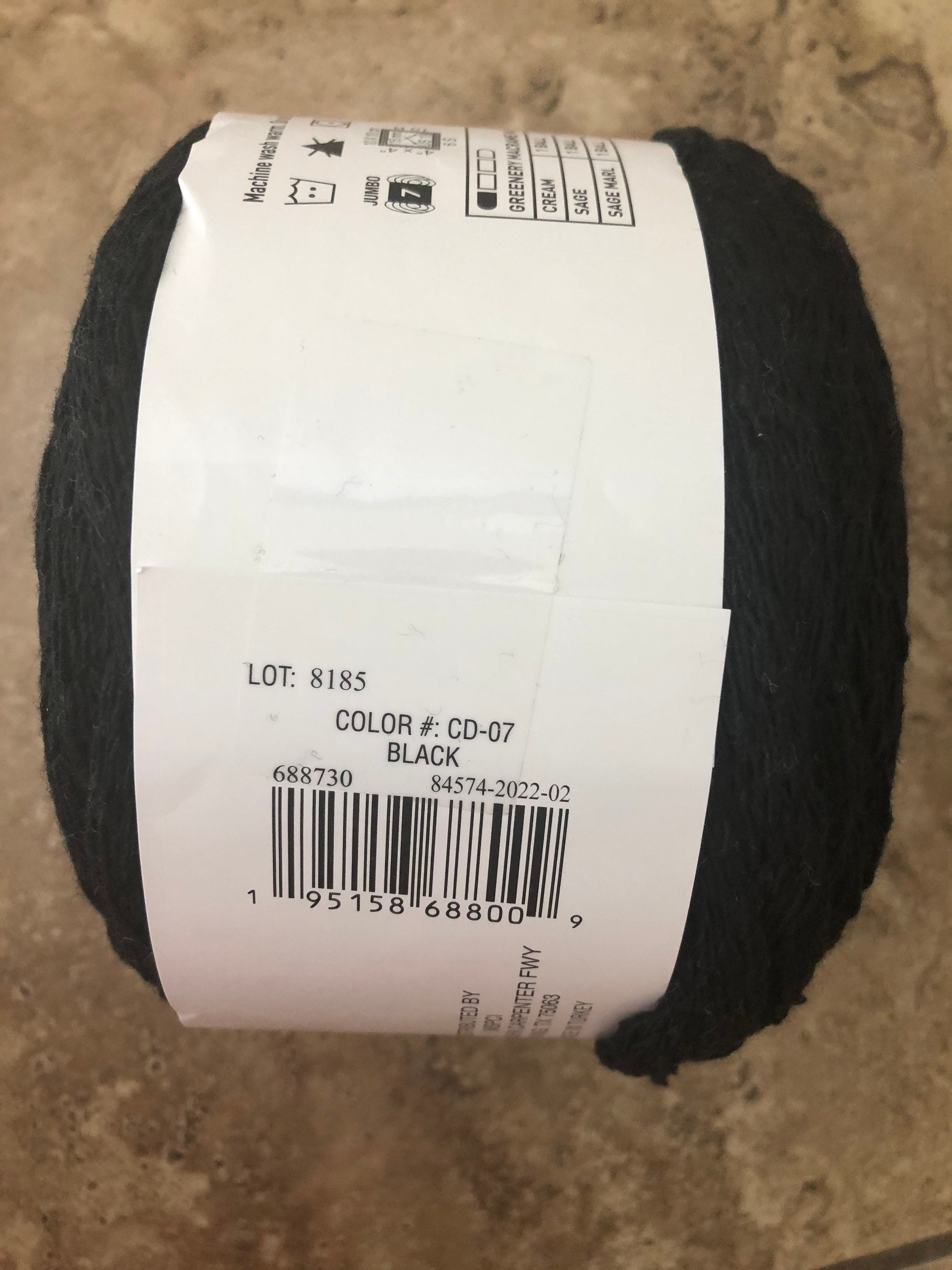 YELLOW MARL Macrame Colors Yarn Loops and Thread Etsy