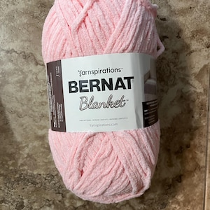 Blush Pink Bernat Blanket Yarn Bernat Baby Blanket Yarn 100g