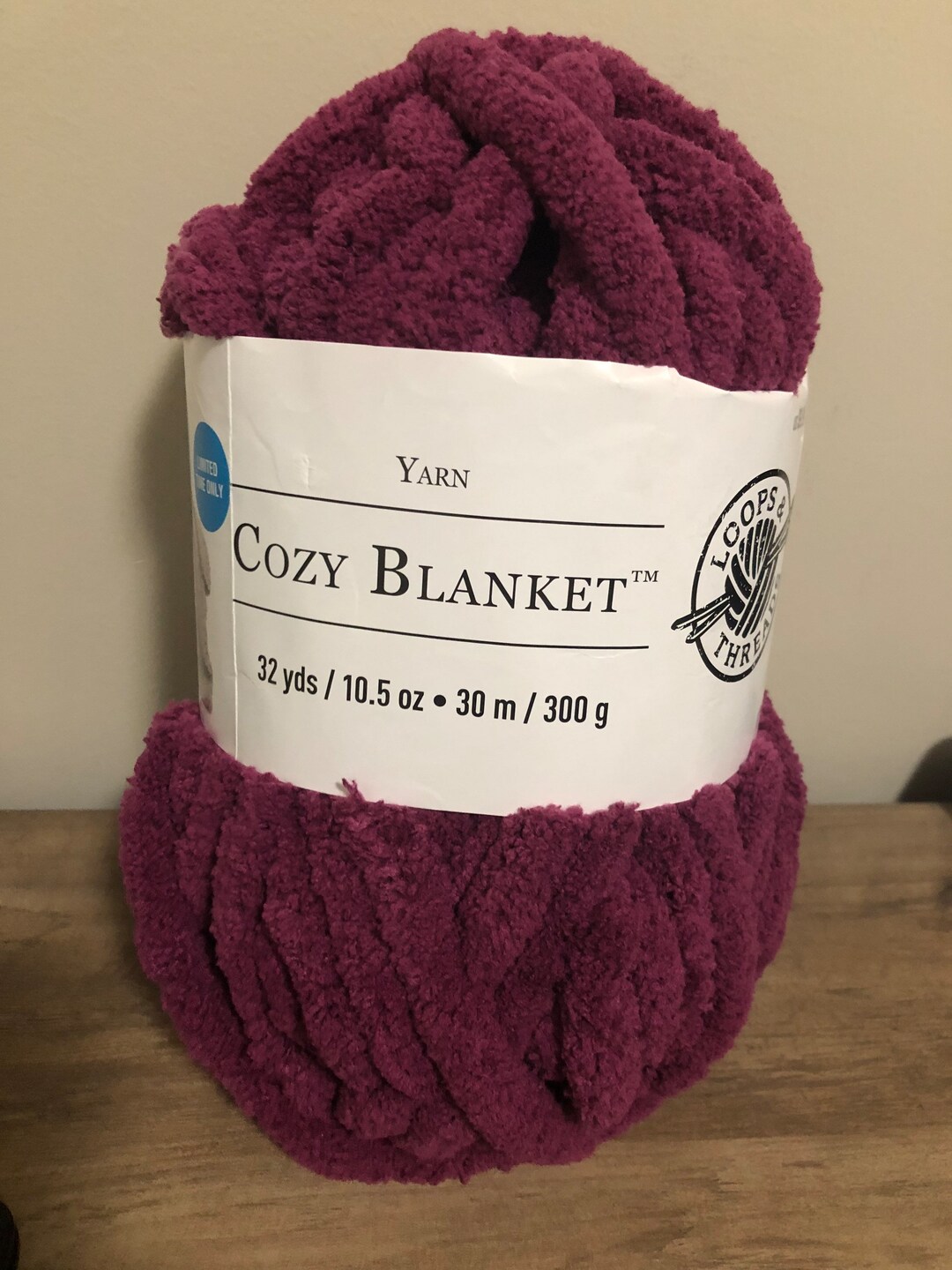 Boysenberry, Cozy Blanket™ Yarn by Loops & Threads Etsy
